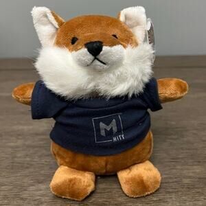 Chelsea‎ Teddy Bear Fox with Blue Tee Plush